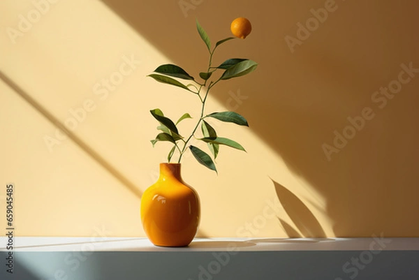 Fototapeta Minimalistic tabletop arrangements