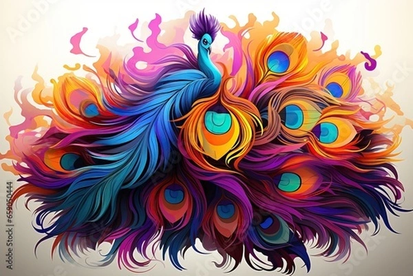 Fototapeta abstract background with swirls