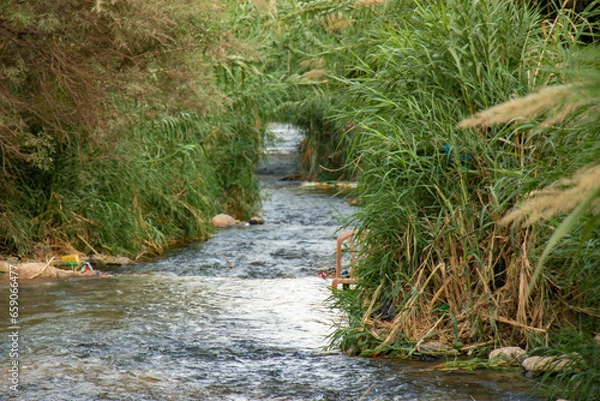 Obraz Wadi Al-Auja in Jericho, Palestine