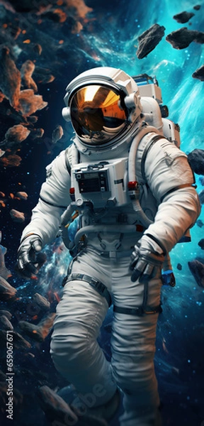 Fototapeta Astronaut. Generative artificial intelligence