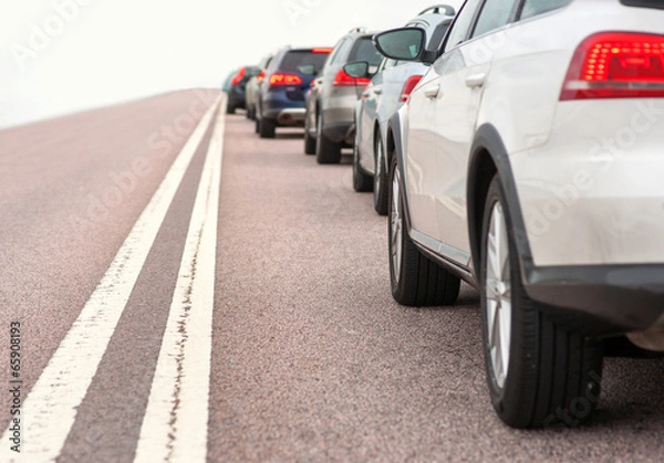 Fototapeta Traffic jam