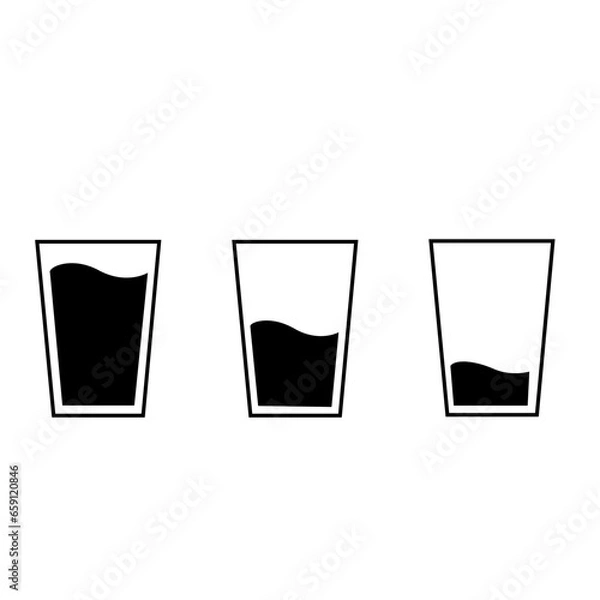 Fototapeta Lemonade vector sketch set.