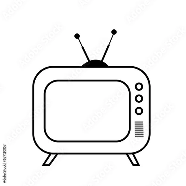 Fototapeta Television icon design.