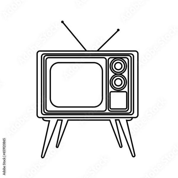 Fototapeta Television icon design.