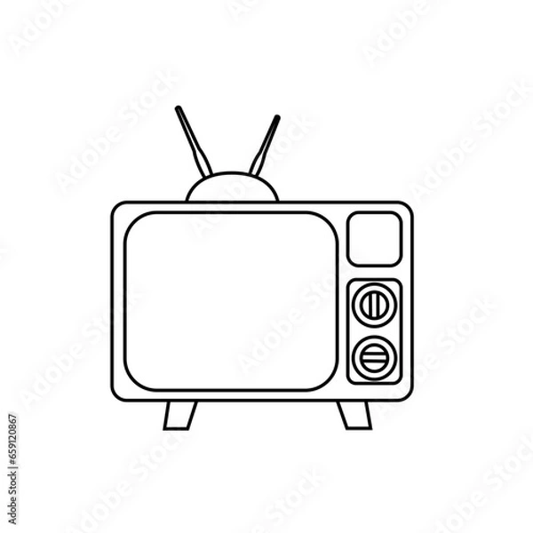 Fototapeta Television icon design.