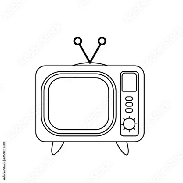 Fototapeta Television icon design.