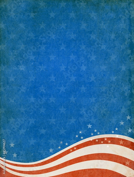 Obraz Patriotic background with room for copy space.