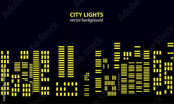 Fototapeta city lights