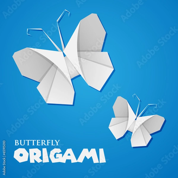 Obraz origami butterfly