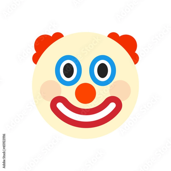 Obraz Clown Emoji Face