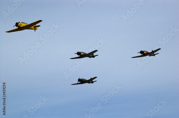 Obraz squadron of four