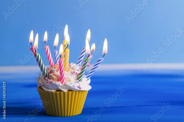 Obraz Cupcake, Geburtstag, Muffin