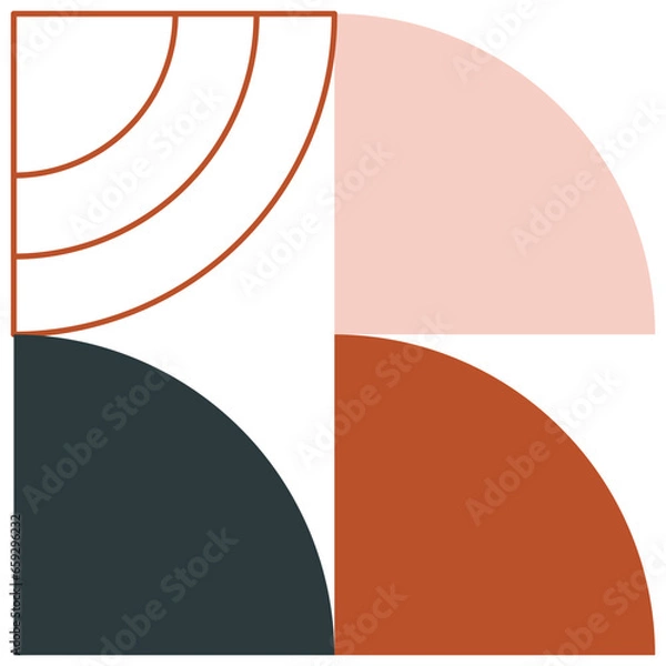 Fototapeta Abstract Geometric Shapes