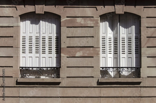 Obraz fenêtres fermées