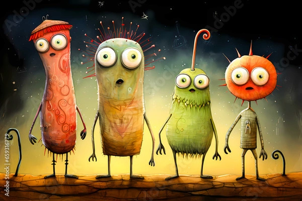 Obraz ユニークな宇宙人たち