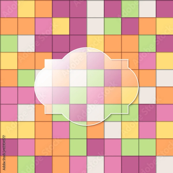 Obraz colorful glassy background