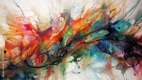 Fototapeta Abstract  Colors Background | AI Generate