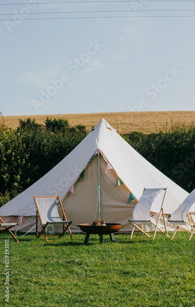 Obraz camping in the mountains
