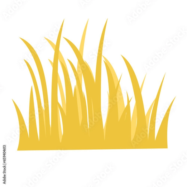 Fototapeta dry grass vector icon