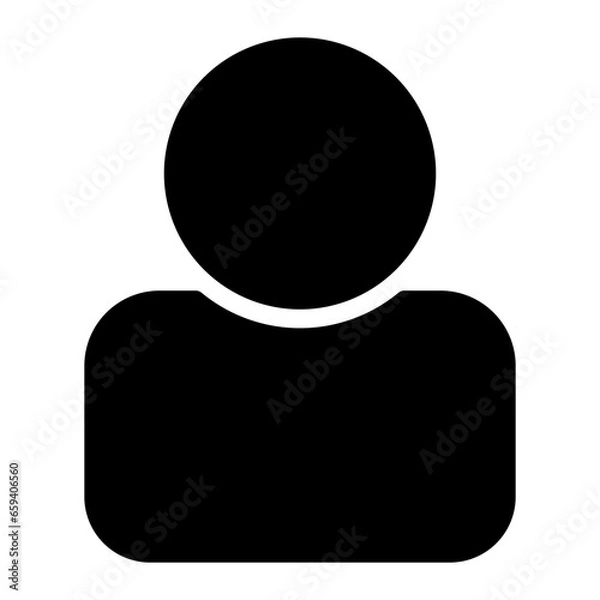 Obraz user glyph icon