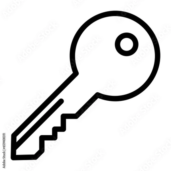 Obraz key line icon
