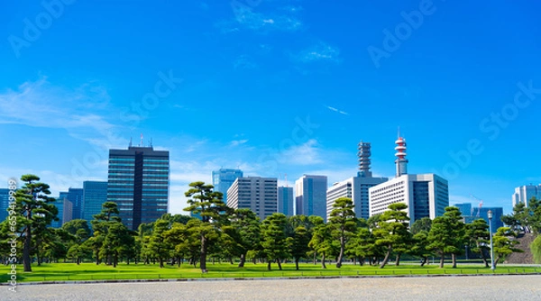 Obraz 東京・霞ヶ関の街並み