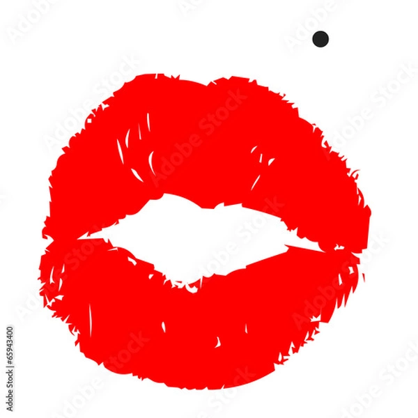 Obraz levres et grain de beauté