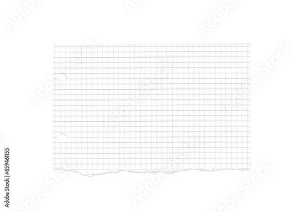 Fototapeta torn paper texture piece ripped border edge sheet	
