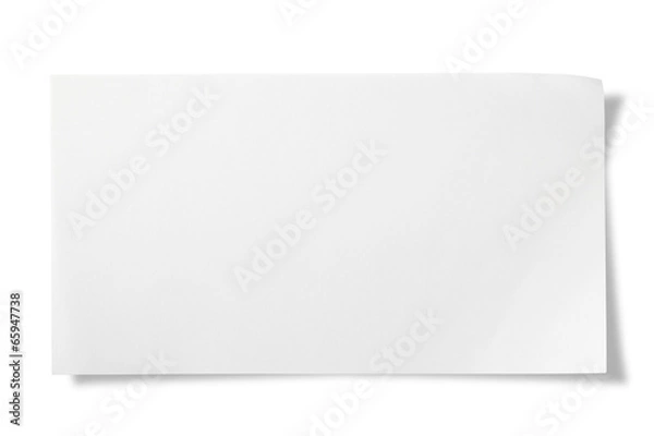 Obraz Post-it Note , Isolated on white with clipping path