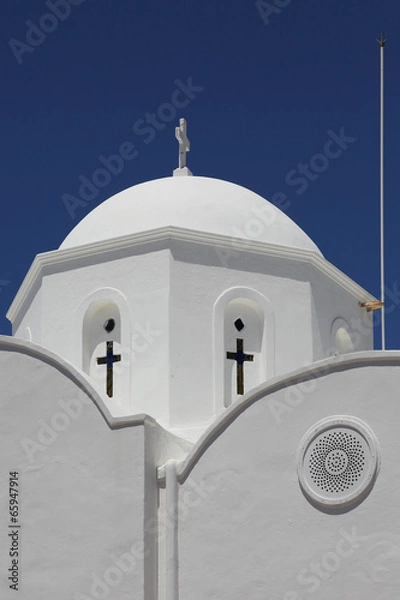 Fototapeta Kirche auf der griechischen Insel Patmos