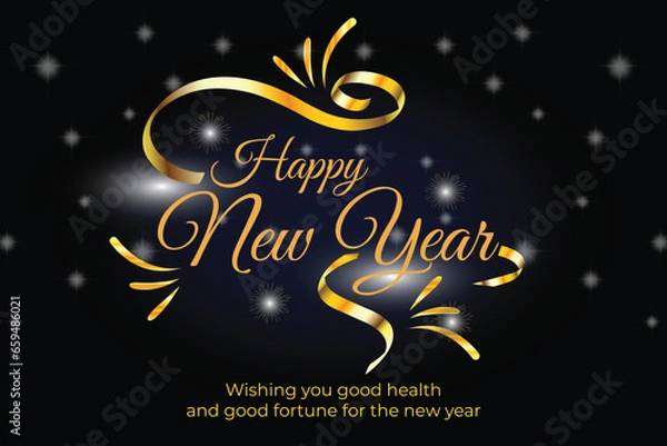 Fototapeta vector realistic new year background