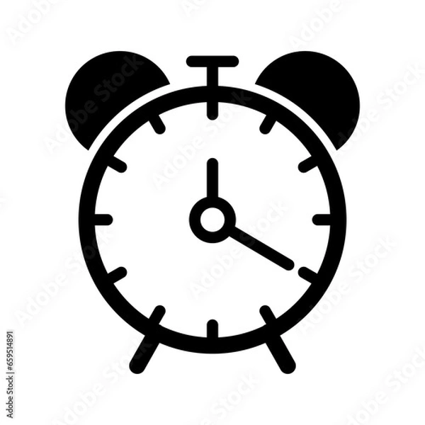Obraz alarm clock icon vector illustration