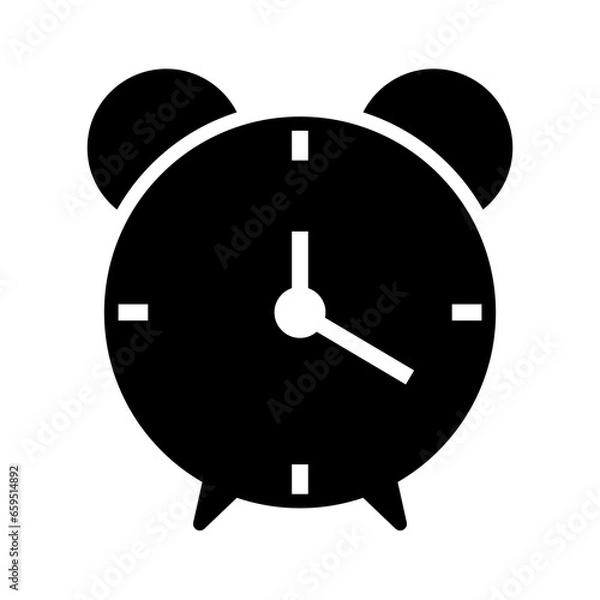 Obraz alarm clock icon vector illustration