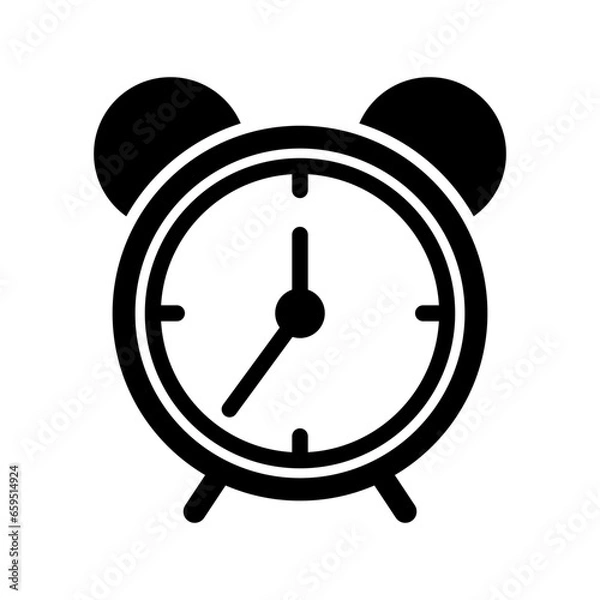 Obraz alarm clock icon vector illustration