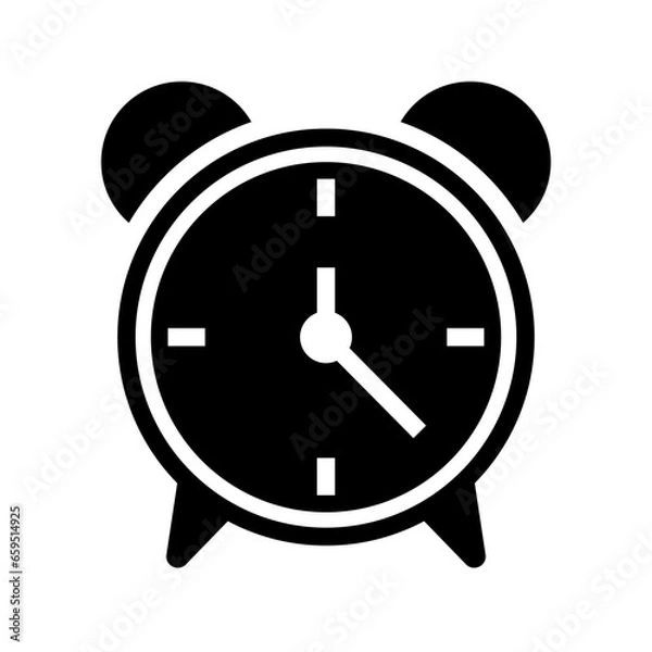 Obraz alarm clock icon vector illustration