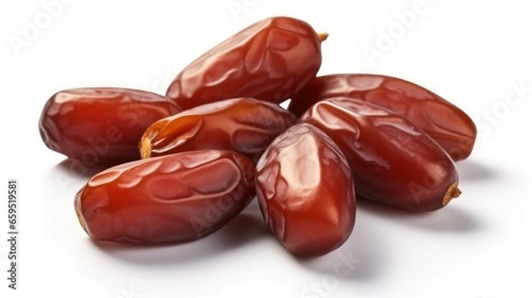 Fototapeta dates isolated on white background