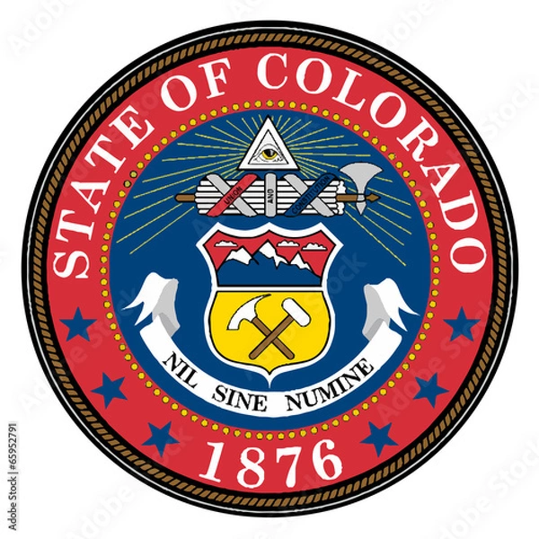 Obraz Colorado State Seal