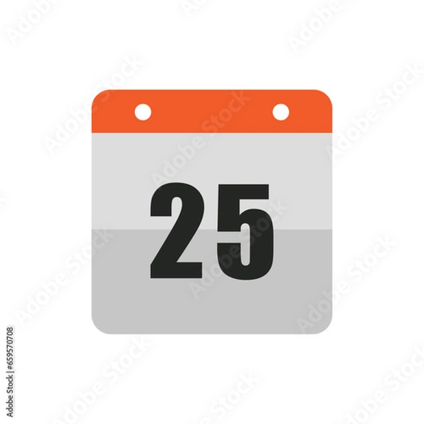 Obraz calendar icon vector illustration