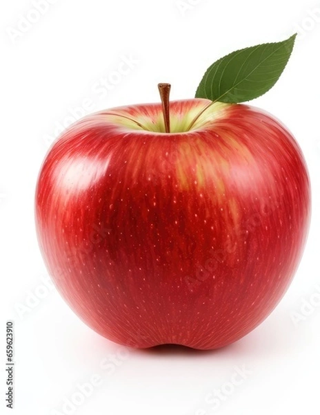 Fototapeta 	
fresh red apple isolated on white background