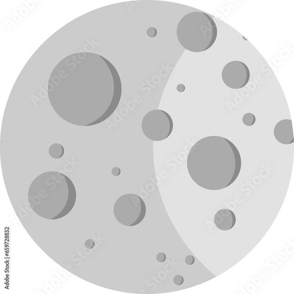 Obraz Moon Illustration Vector