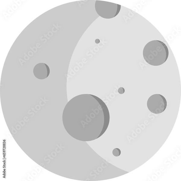 Obraz Moon Illustration Vector