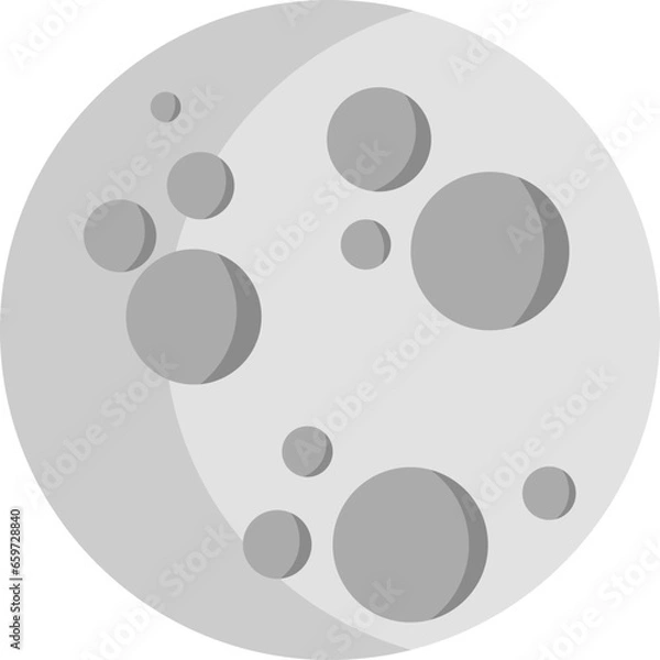 Obraz Moon Illustration Vector