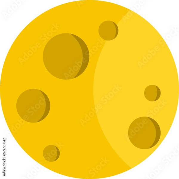 Obraz Moon Illustration Vector