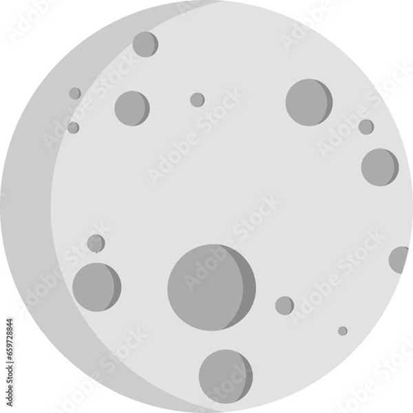 Obraz Moon Illustration Vector