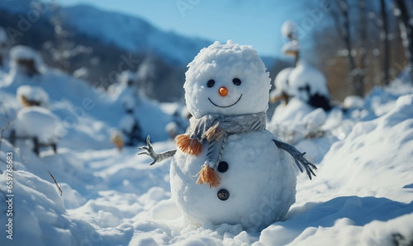 Obraz snowman