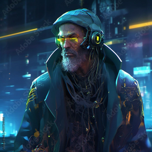 Obraz サイバーパンク系マン