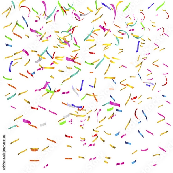 Fototapeta festive colored background with confetti