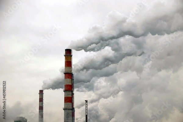 Obraz smoke from chimney