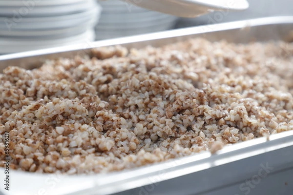 Obraz buckwheat in a bowl