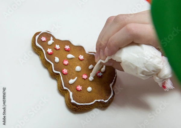 Obraz christmas gingerbread cookies